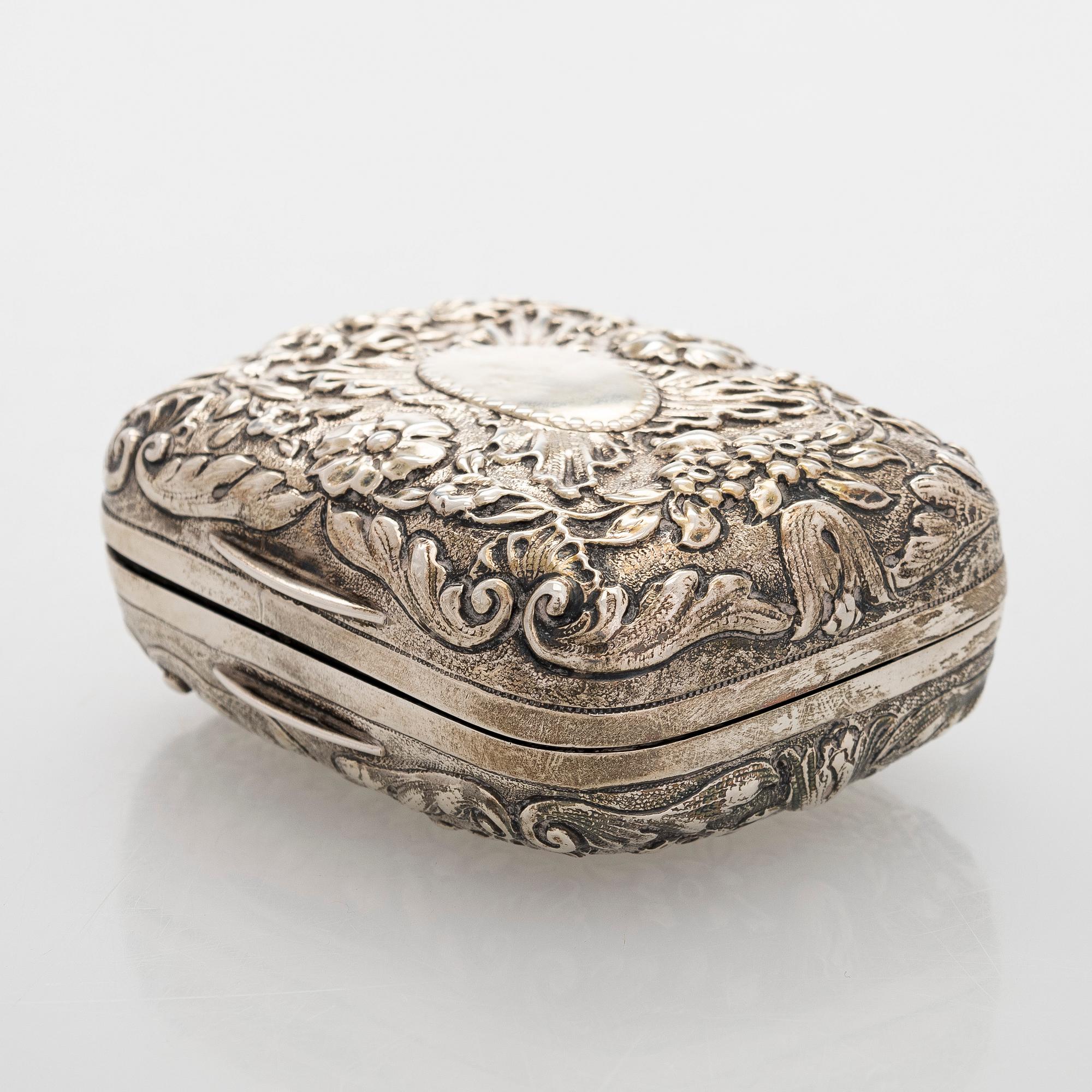 Tvålkopp, silver, Thomas Johnson II, London 1889.