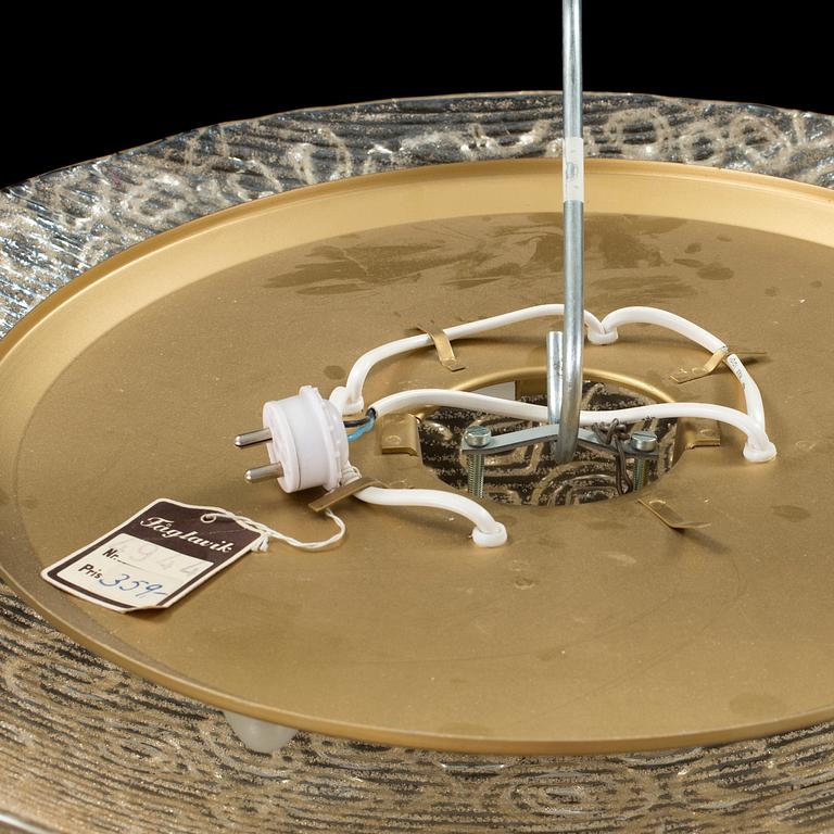 A ceiling light by Fåglavik, second half of the 20th century.