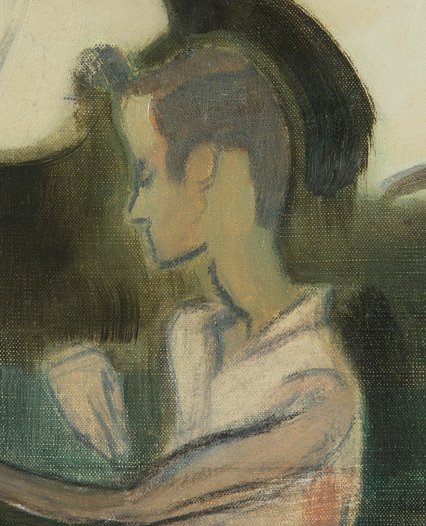 Helene Schjerfbeck, Music (Ingeborg on the Balcony).