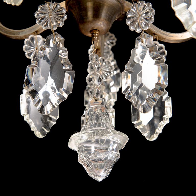 Paavo Tynell, a mid-20th century '1467/5' chandelier for Taito.