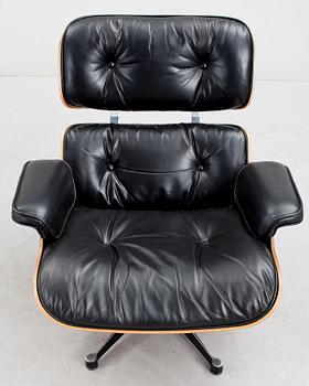 FÅTÖLJ, "Lounge Chair, Charles & Ray Eames, USA, Herman Miller, 1970-tal.
