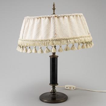 A 20th century table lamp.