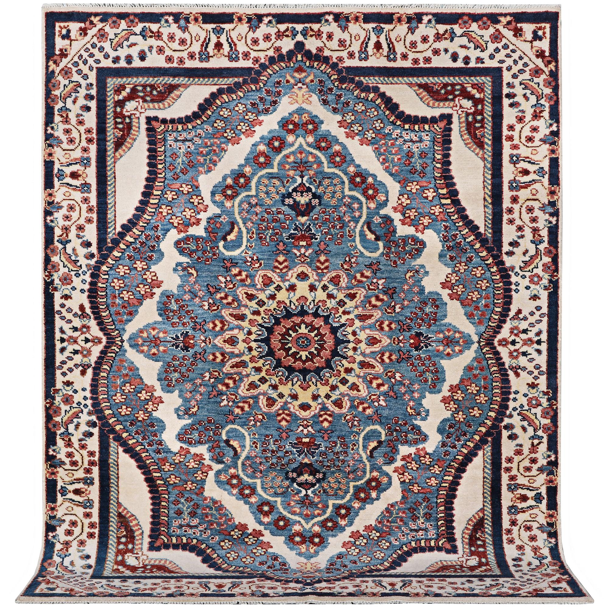 An oriental carpet of Mamluk design, c. 300 x 242 cm.