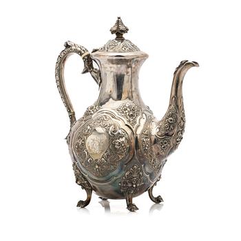 Robert Hennell III, Kaffekanna, silver, London, 1800-tal.