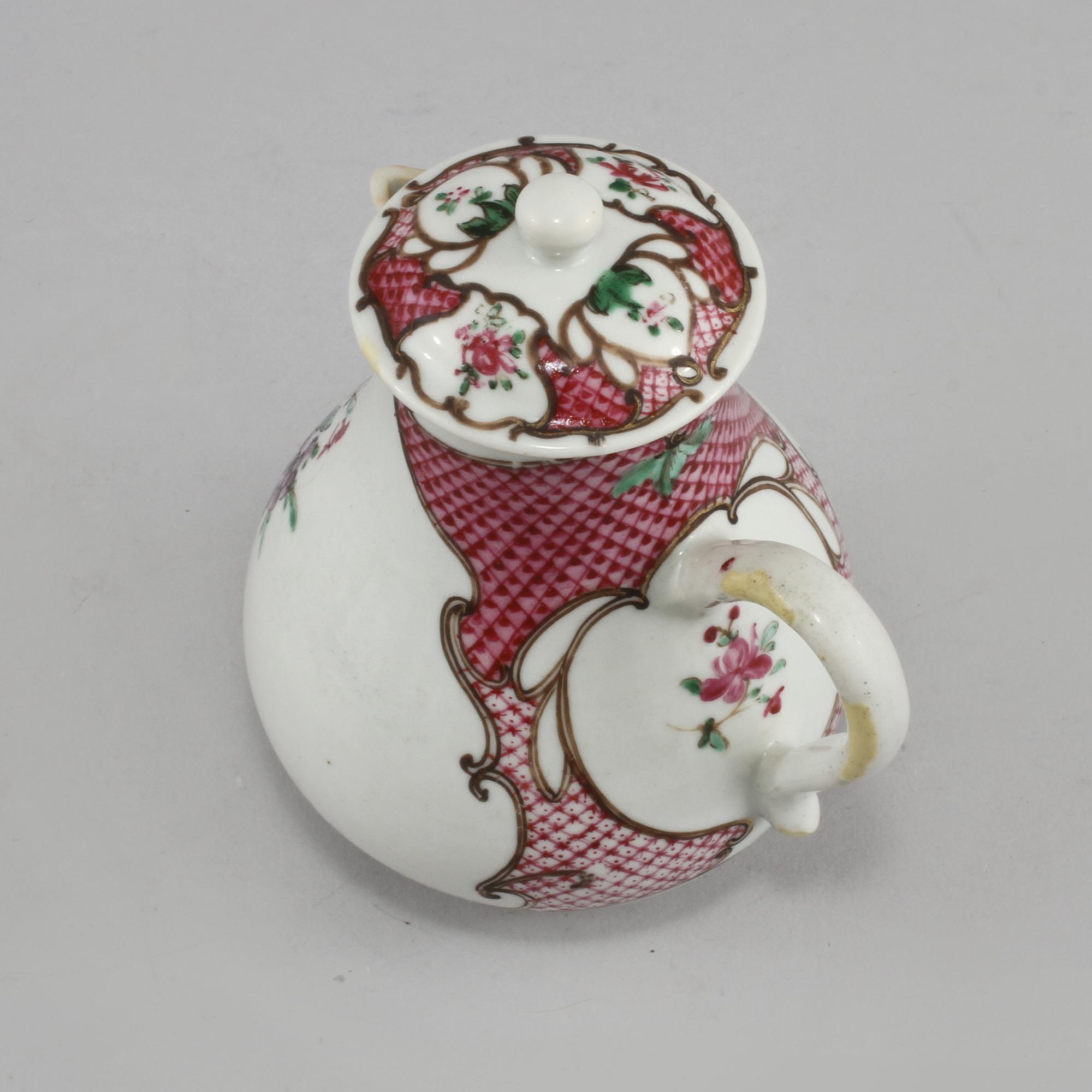 KANNA, porslin, Kina, 1700-tal.