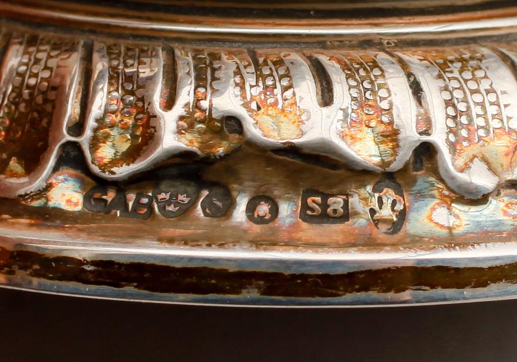 BÄGARE, 9 st, silver, svenska stämplar, 1900-tal. Vikt ca 516 g.