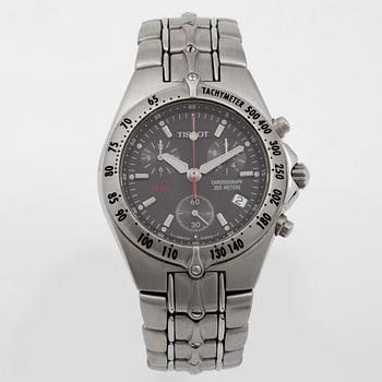 TISSOT, PR 200 (200 Meters), "Tachymeter", chronograph, wristwatch, 38,5 mm,