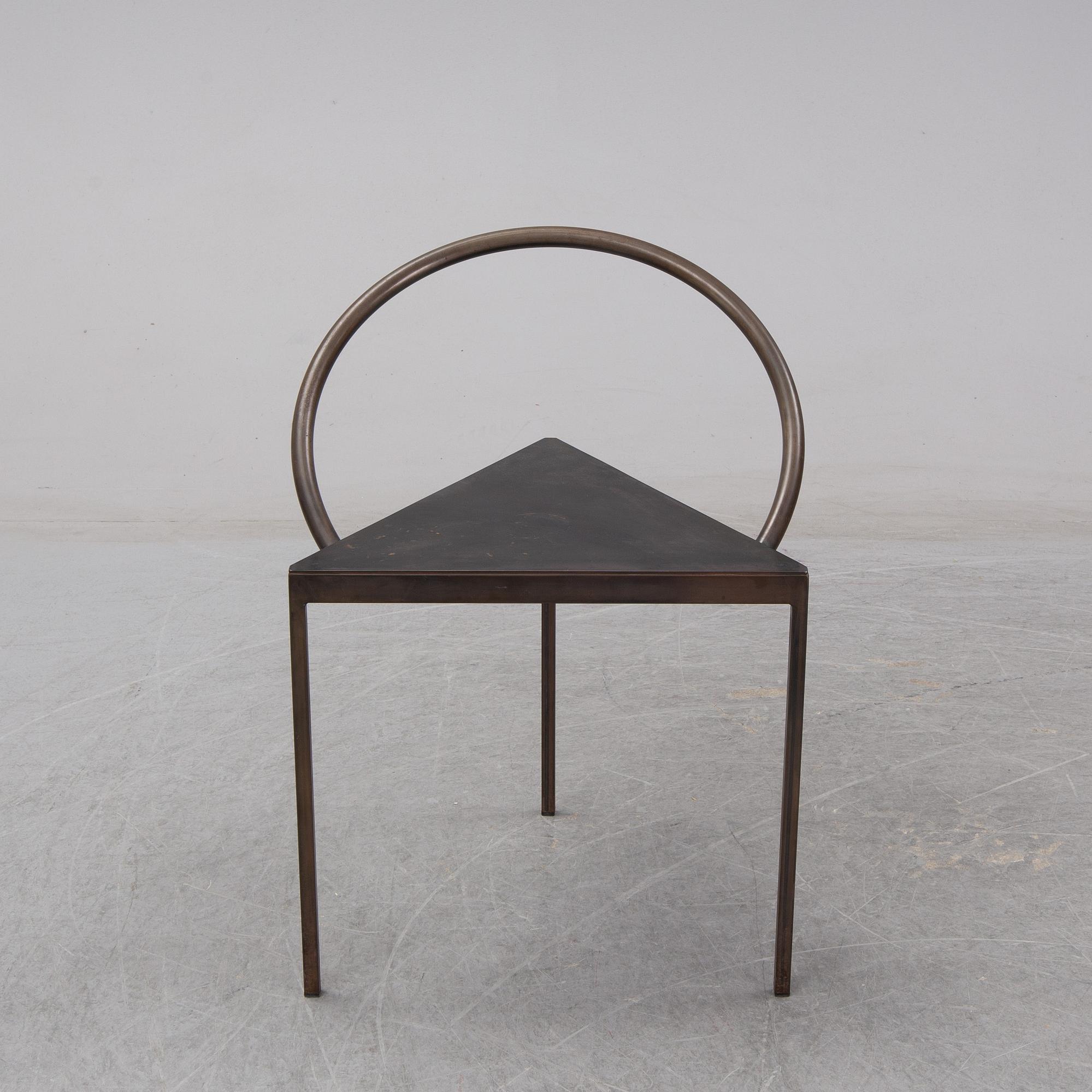 Per Holland Bastrup & Frama, "Triangolo", stol, första upplagan, Denmark 1989/2018.