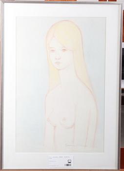 NILSSON, GUNNAR. Teckning. Sign.