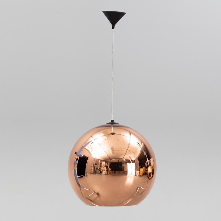 Tom Dixon, taklampa, 'Copper Round'.