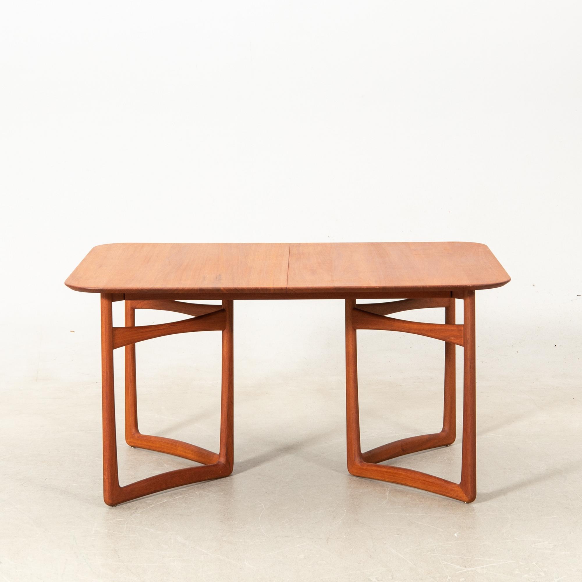 Peter Hvidt & Orla Mølgaard Nielsen, Dining table, France & Son, Denmark 1950s-60s.