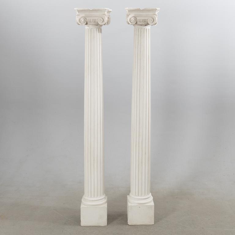 Columns a pair 20th century.
