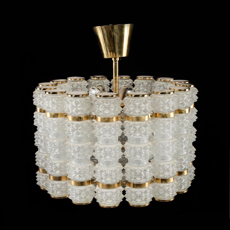 TAKLAMPA, Tyringe Konsthantverk, 1900-talets andra hälft, höjd 35 cm.