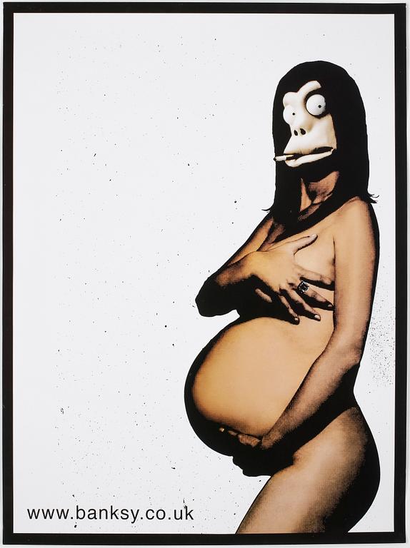 BANKSY, utställningsposter, från "Barely legal" 15/9 -17/9 2006.