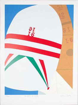 Franco Costa, "Red spinnaker in Florida", "Newport's sunset", "The ocean's championship", "The pride of Italia" (4).
