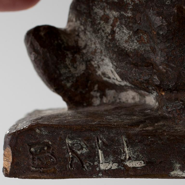 BEN RENVALL, brons, signerad.