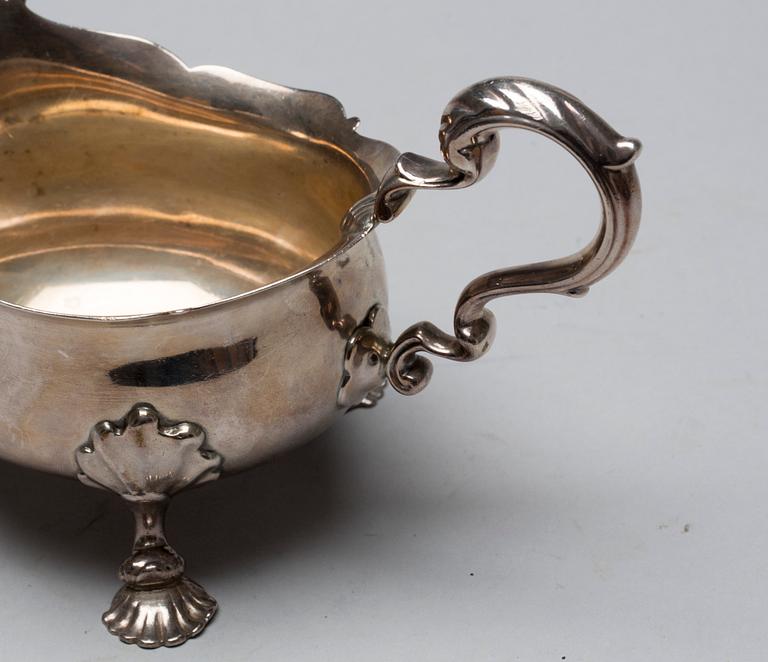 GRÄDDKANNA, silver, London 1914-15.