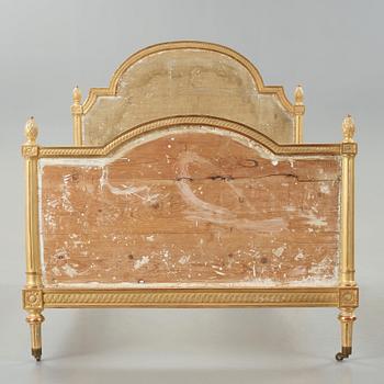 A Gustavian late 18th century bed and canopy.