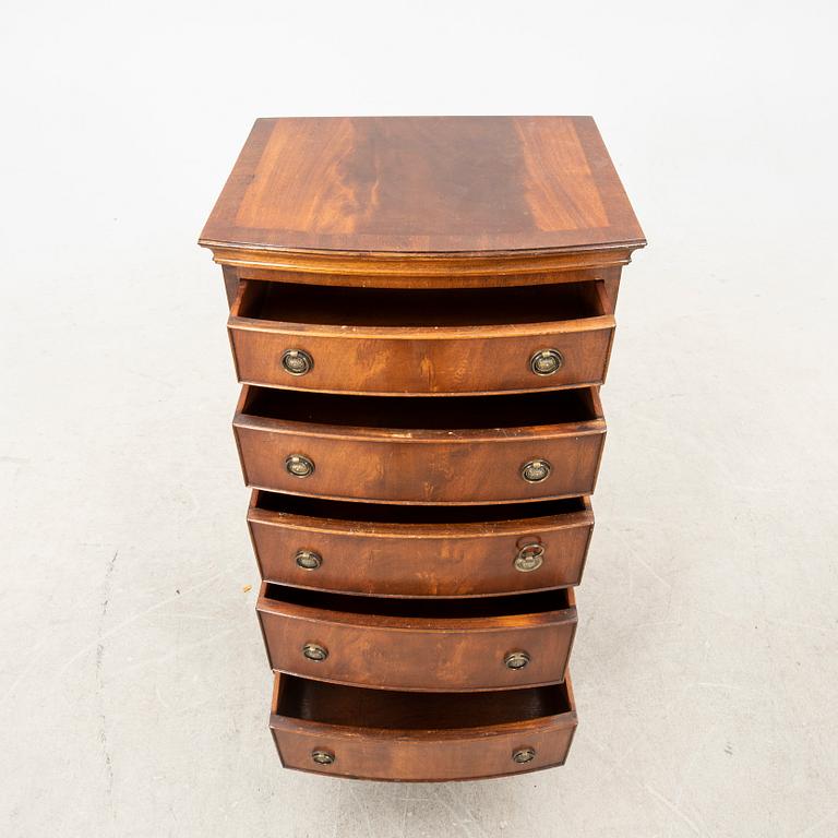 A mahogany English style dresser later part of the 20th century.