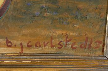 BIRGER CARLSTEDT, oil on panel, signed and dated 3?.