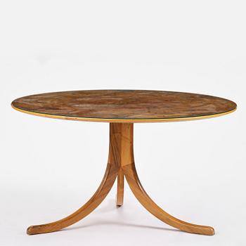 Josef Frank, a walnut veneered table model 1028, Firma Svenskt Tenn, pre 1985.