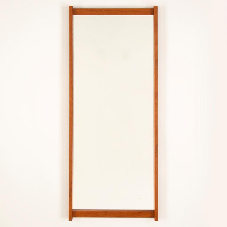 A 1960's 'Schlager'  teak mirror from Fröseke, AB Nybrofabriken.