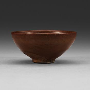SKÅL, keramik, temmoku. Sung dynastin (960-1279).