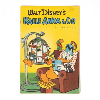 Comic book, Kalle Anka & Co, no. 7, 1949.