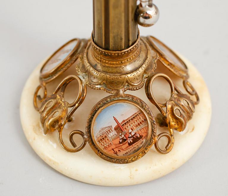 TERMOMETER/KOMPASS, Frankrike, sekelskiftet 1900.