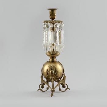 LJUSSTAKE, oscariansk stil, 1900-tal.