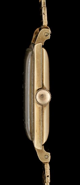 ARMBANDSUR, Credos, 18K guld, ca 1960-70-tal. Total vikt ca 52,5g.