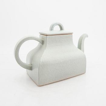 Signe Persson-Melin, a glazed ceramic teapot, signed by hand and numbered 48/100.