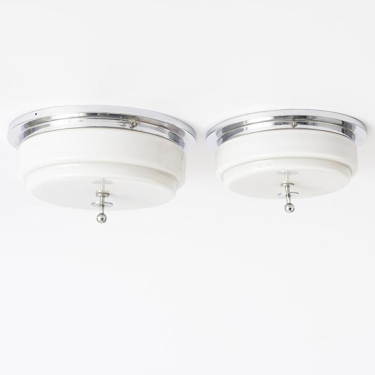 Bröderna Malmströms Metallvarufabrik, plafonder, 2 ett par, modell 3119, 1930-tal.