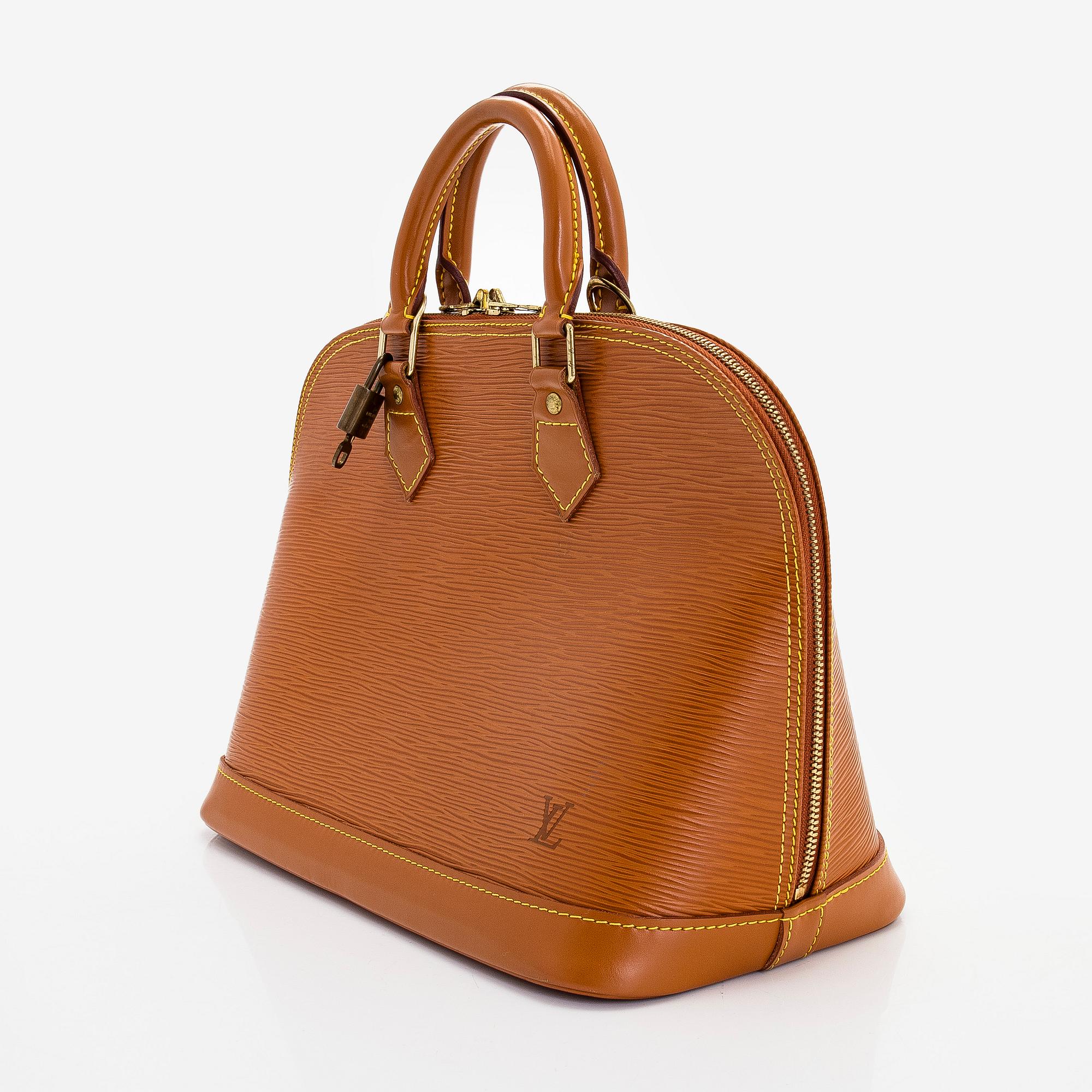 Louis Vuitton, an Epi Leather "Alma" bag.