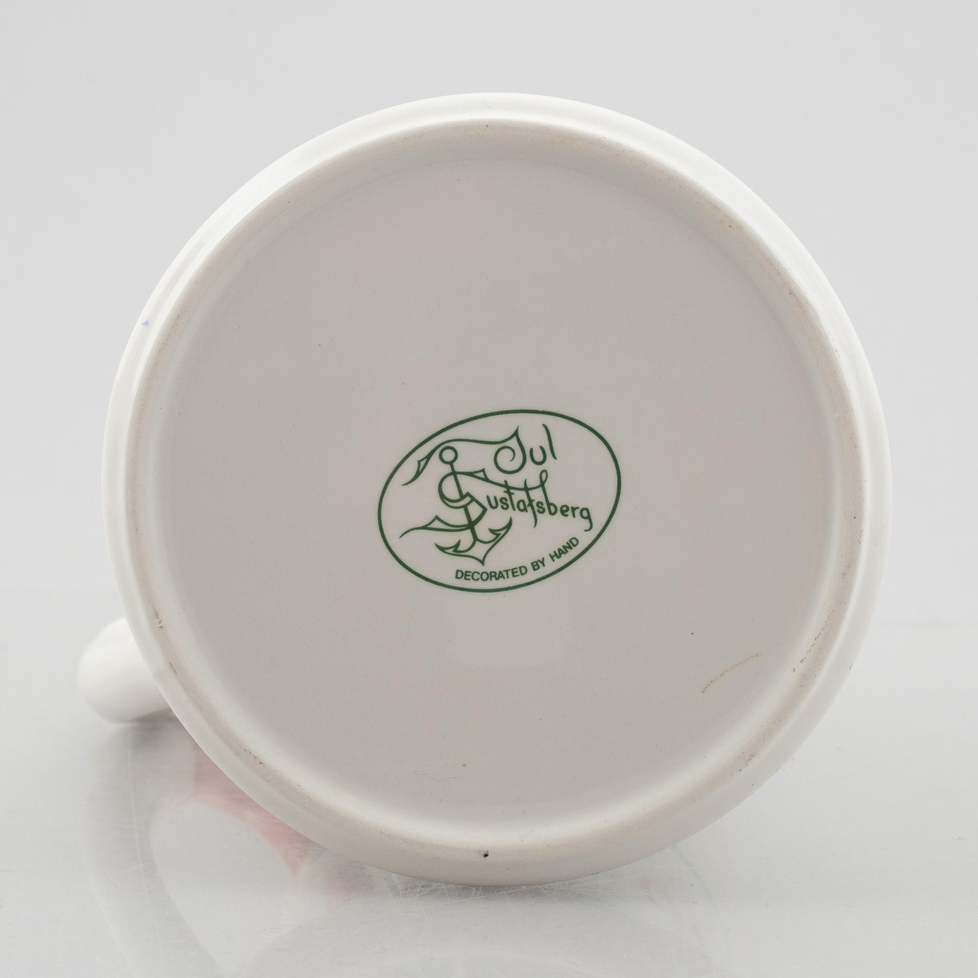 Julservis, 62 delar, porslin, "God Jul", Rörstrand/old Gustavsberg.