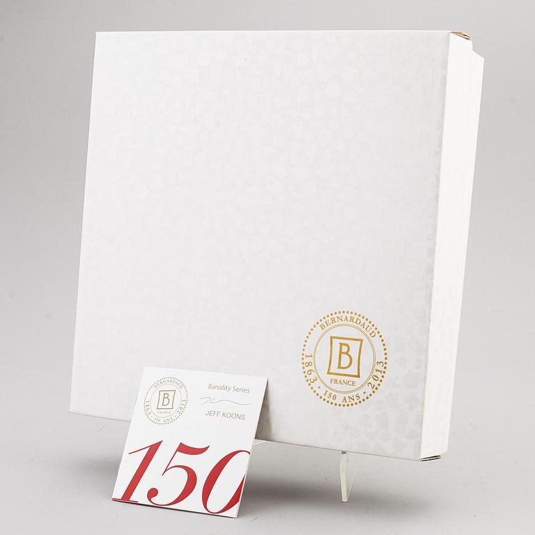 JEFF KOONS, tallrik, för Bernardaud, upplaga om 4500 ex, 2013.