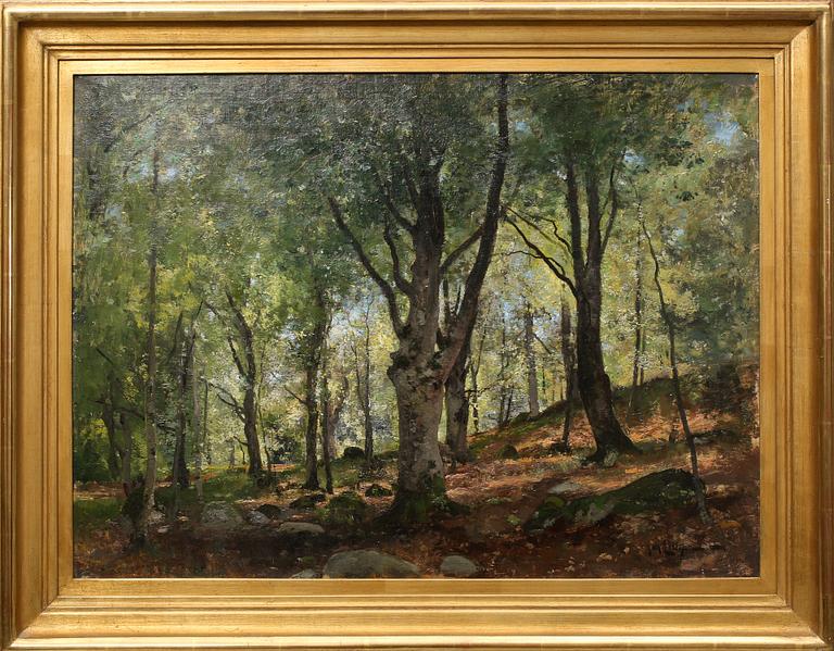 JOHAN ERICSON, olja på duk, signerad.