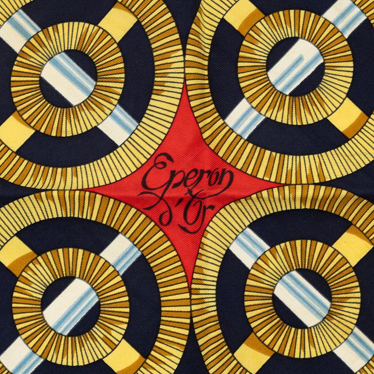 Hermès, scarf, "Eperon d'Or".