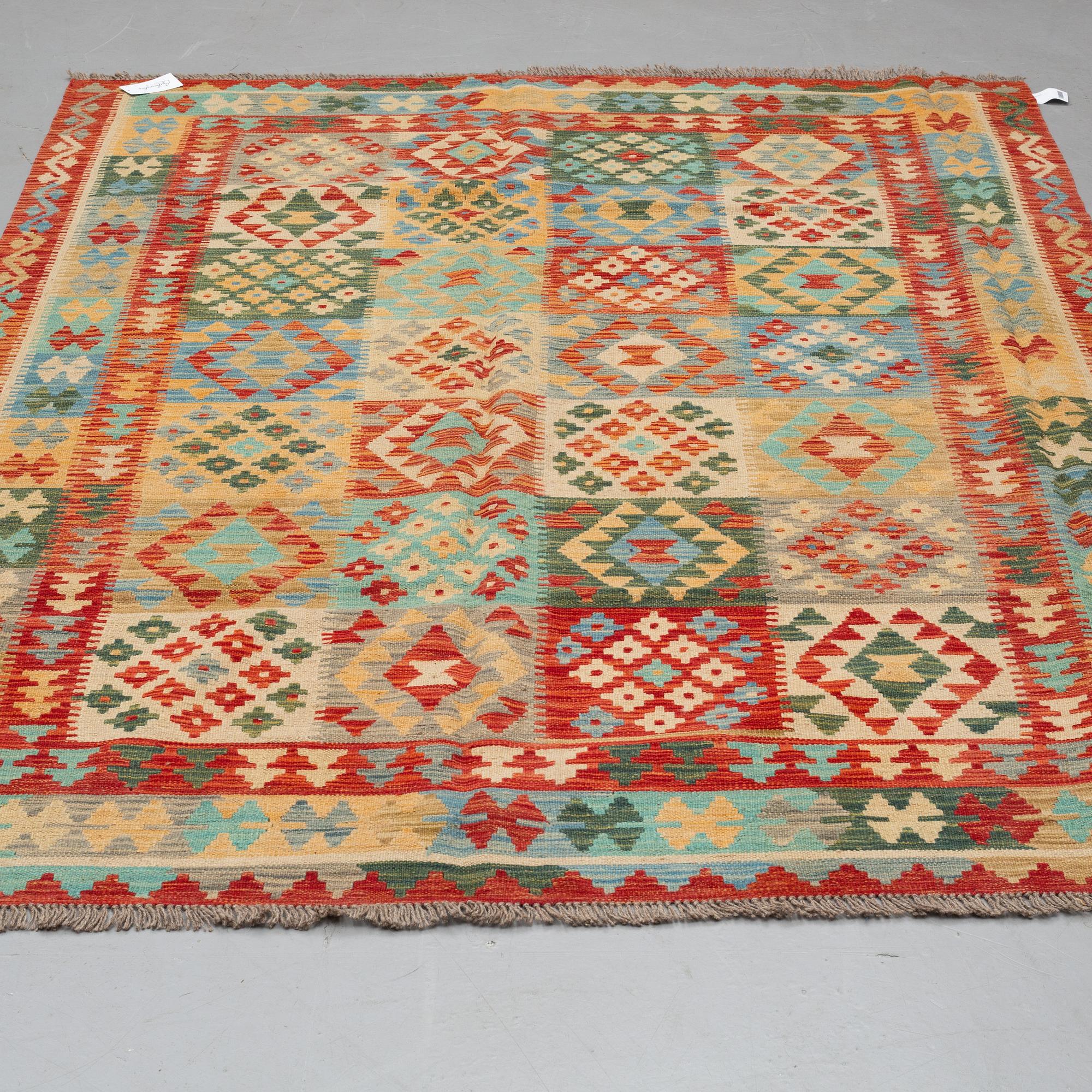 A carpet, kIlim 244 x 177 cm.