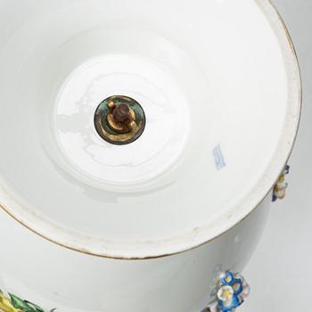 Royal Copenhagen, An ornamental urn, porcelain, Denmark, 19th century.