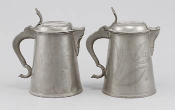 STOP, 2 st , tenn, Carl Eric Anström, Wäxsjö, 1862 respektive 1963.