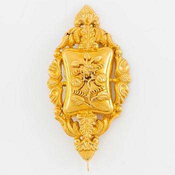 Brooch 18K gold.