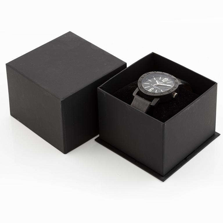 Bulgari, Bvlgari, Carbongold, "Via Dei Condotti 10, Roma", wristwatch, 40 mm.