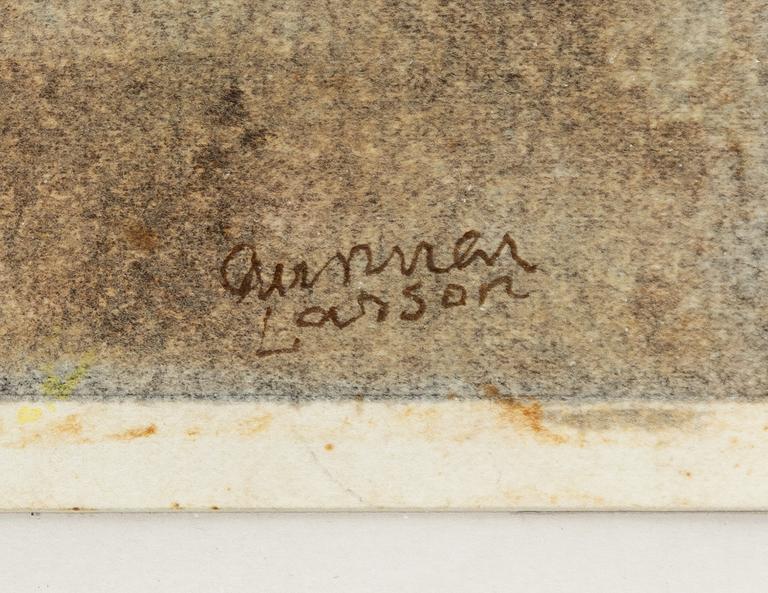 Gunnar Larson, Self-portrait.