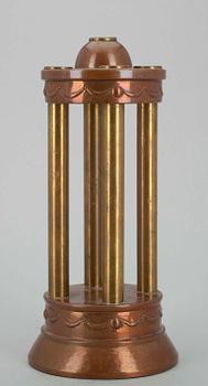 LJUSSTAKE, koppar, mässing, Wurtenbergische Metallwaren Fabrik, 1900-talets början.