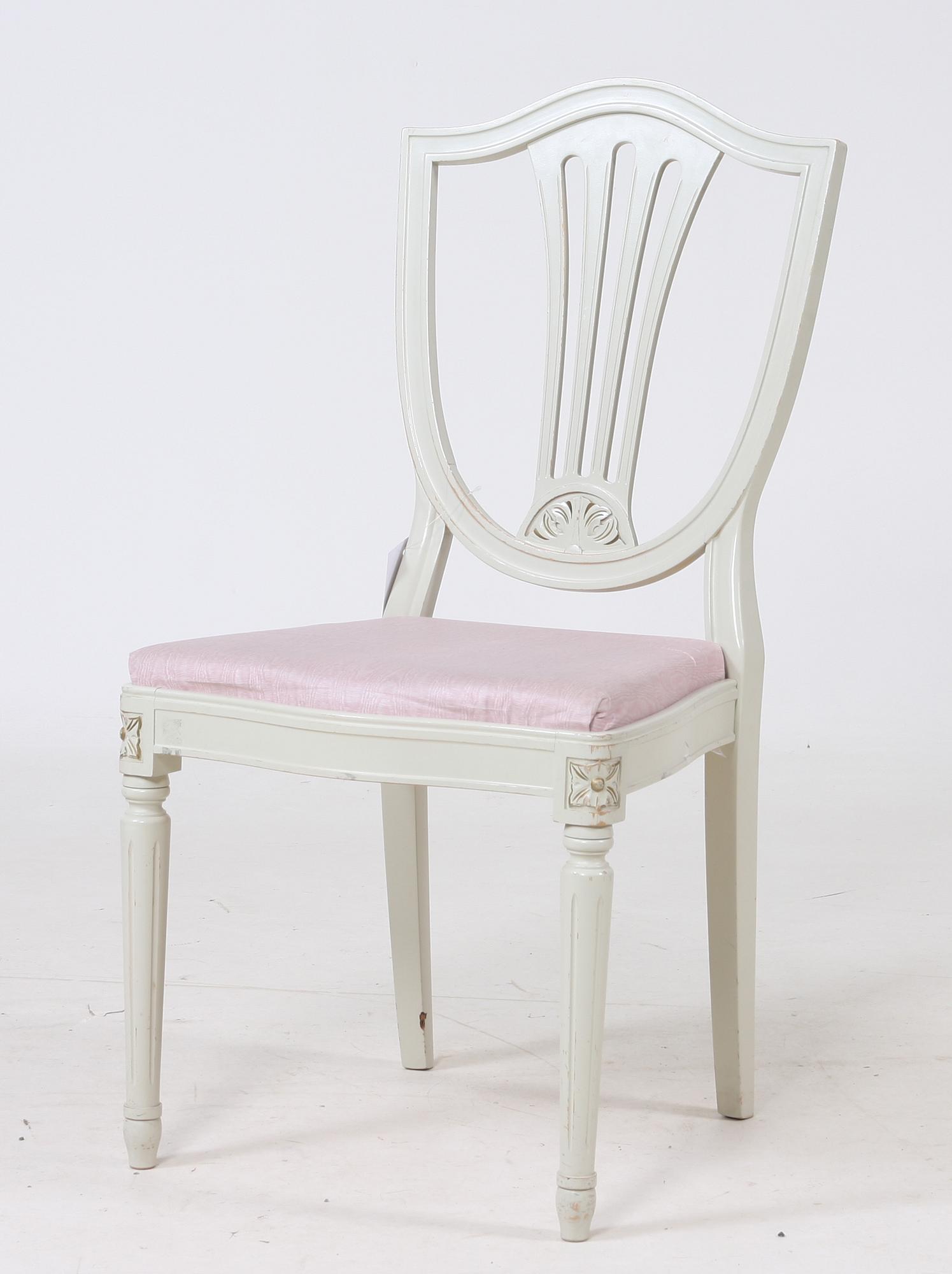MATSALSGRUPP, 5 delar, gustaviansk stil, 1900-tal.