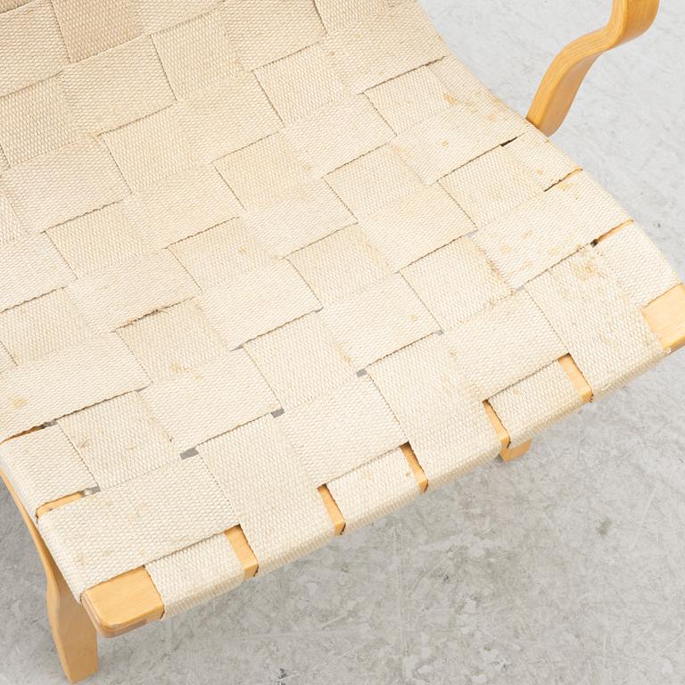 Bruno Mathsson, a pair of 'Eva' armchairs, DUX, Sweden, second half of the 20th century.