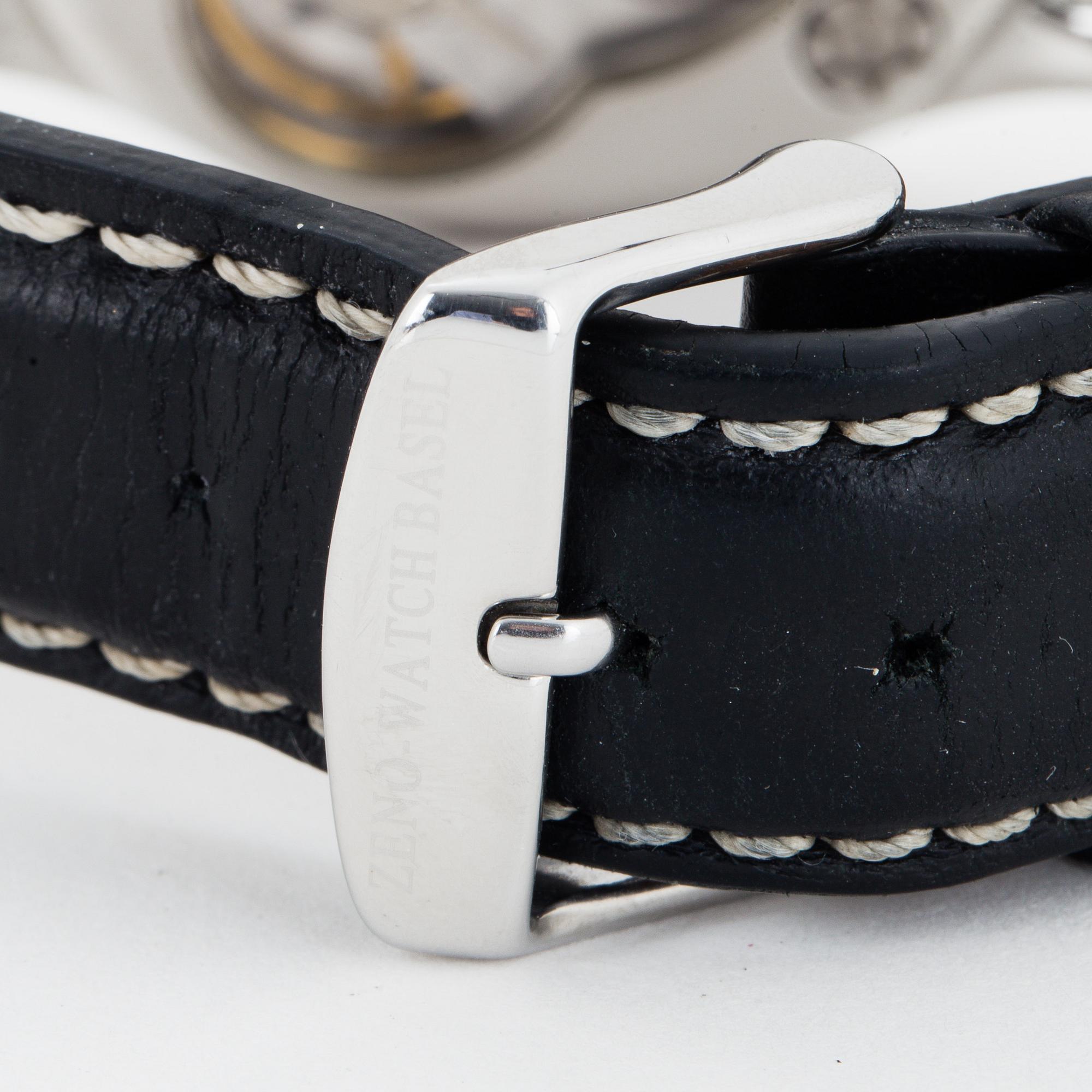 ZENO WATCH BASEL, wristwatch, 44 mm.