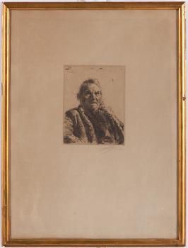 Anders Zorn, "Gammal knekt".