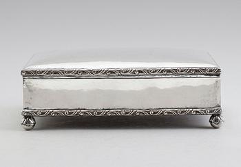 SKRIN, silver, 1920-tal. Vikt med inredning ca 645 g.